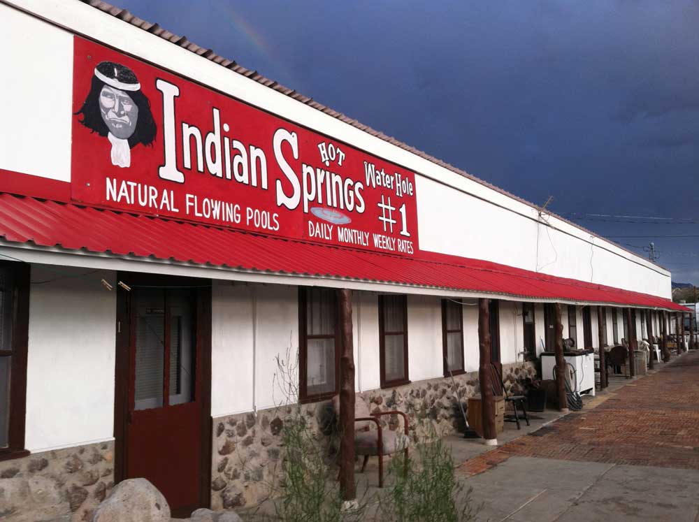 Indian Springs sign - photo by Moshe Koenick