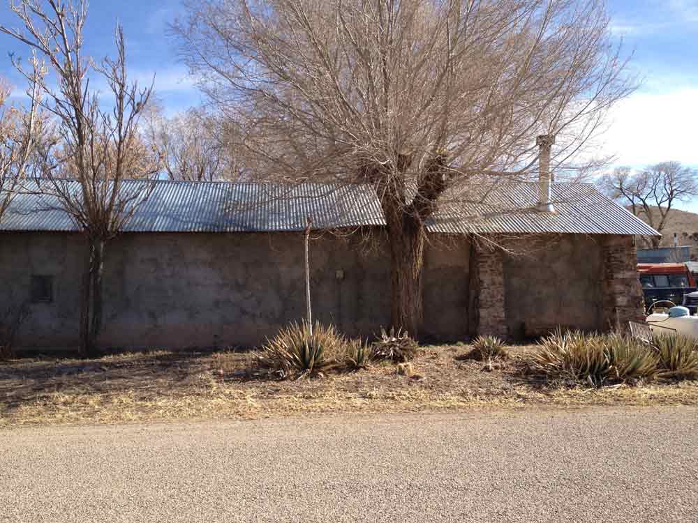 adobe building in Winston New Mexico